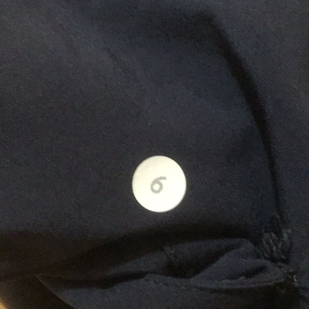 Lululemon Satin Trim Tuxedo Pant Navy Like New - Picture 14 of 14